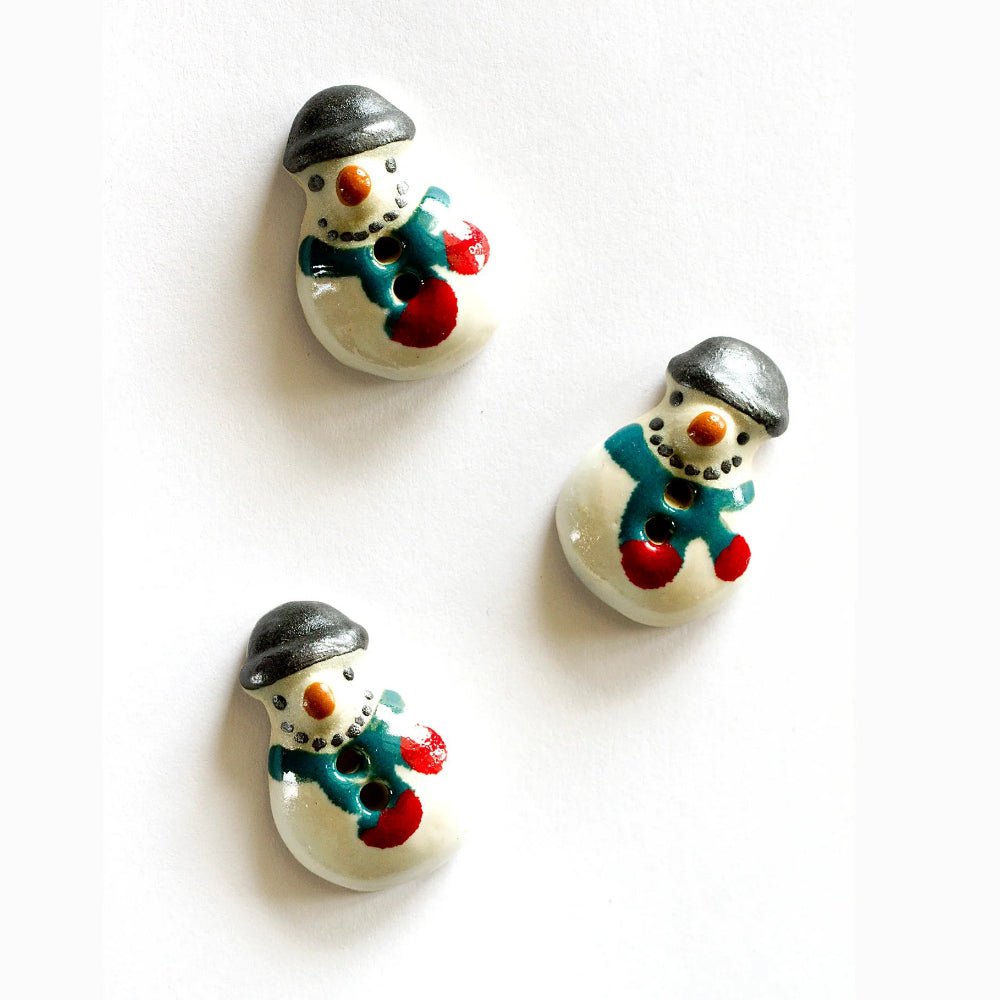SNOWMEN BUTTONS