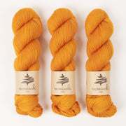 Mominoki Yarn SOCK FINE 4PLY - MARIGOLD Polyamide Merino wool Fingering orange Yarn