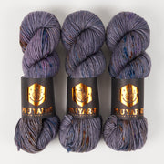 Punk Rock Unicorn SOUL DK - GORILLA BLUE Merino wool Nylon DK Sock purple Yarn