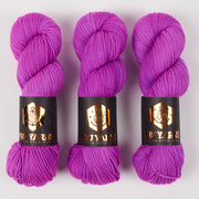 Punk Rock Unicorn SOUL DK - BRAUSE Merino wool Nylon DK Sock purple Yarn