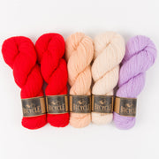 West Wool HOT PASTELS Merino wool Fingering Quick Kits