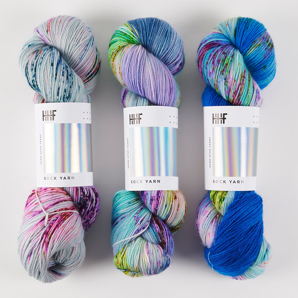 Hedgehog Fibres BOLTING - SPRING CUMULUS Merino wool Nylon Fingering Westknits Kits