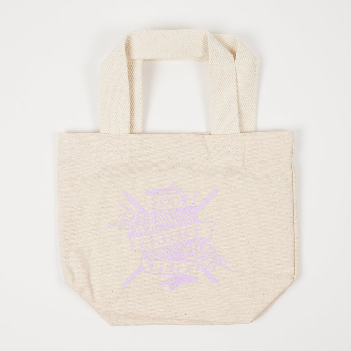 "SOCK KNITTER 4 LIFE" PROJECT BAG