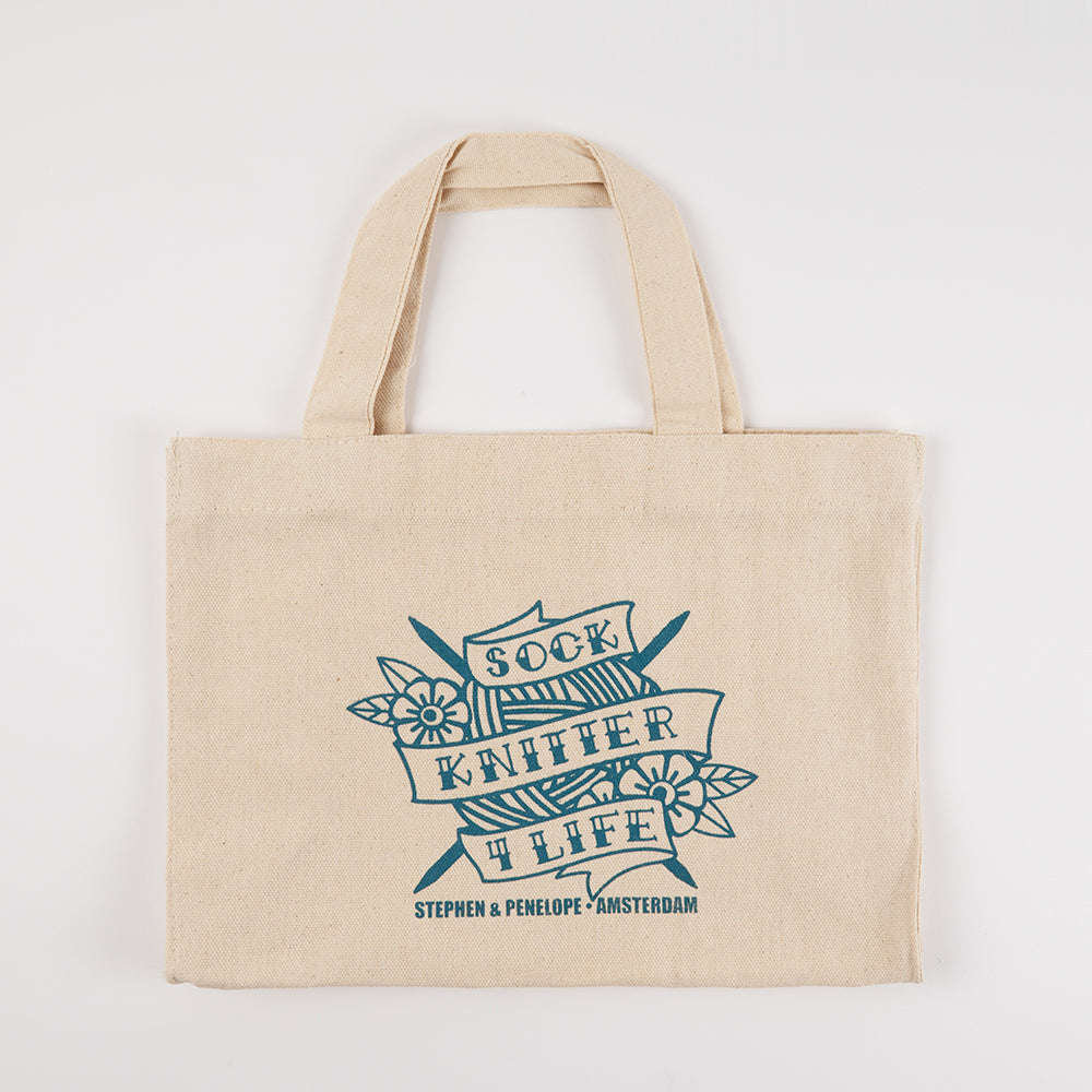 "Sock Knitter 4 Life" Project Bag