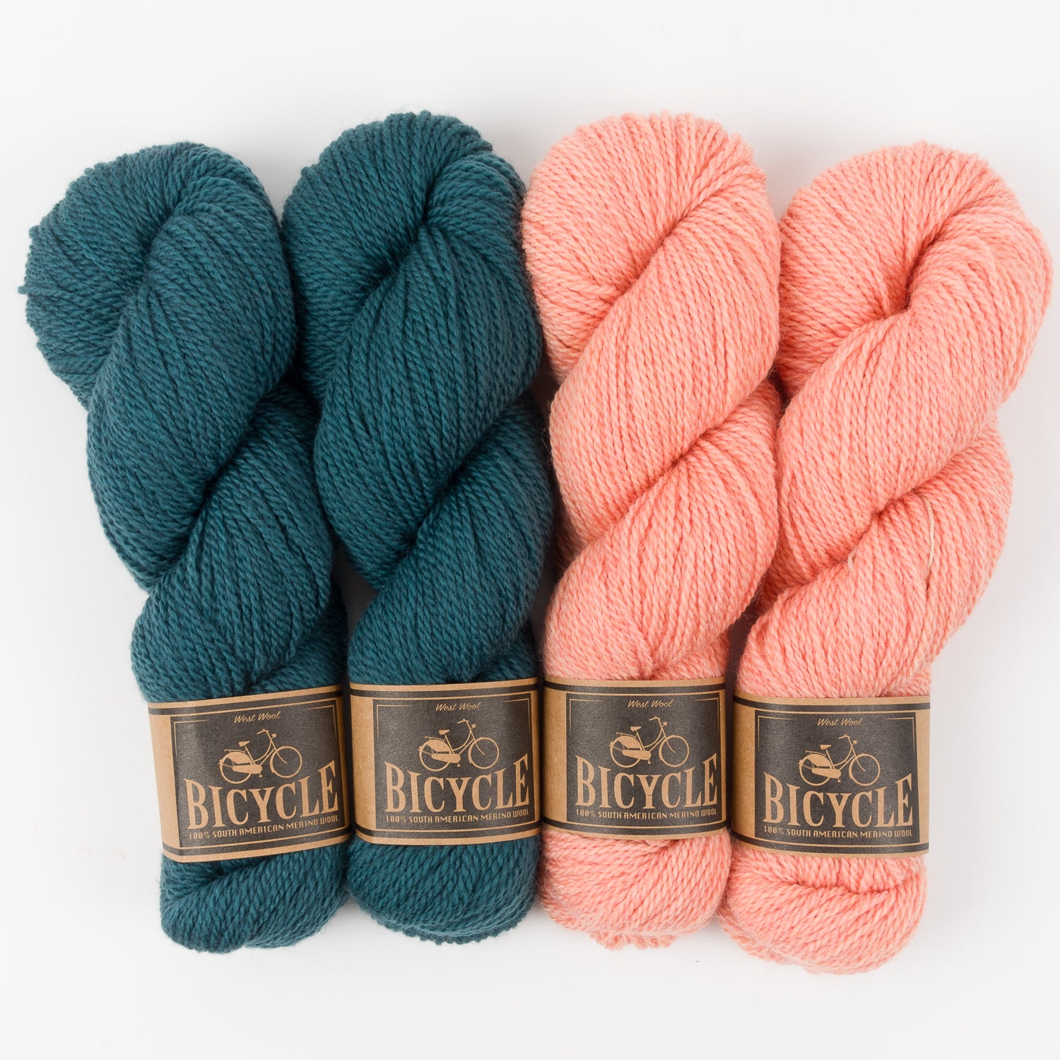 West Wool CORAL CONSTELLATION Merino wool Fingering Quick Kits