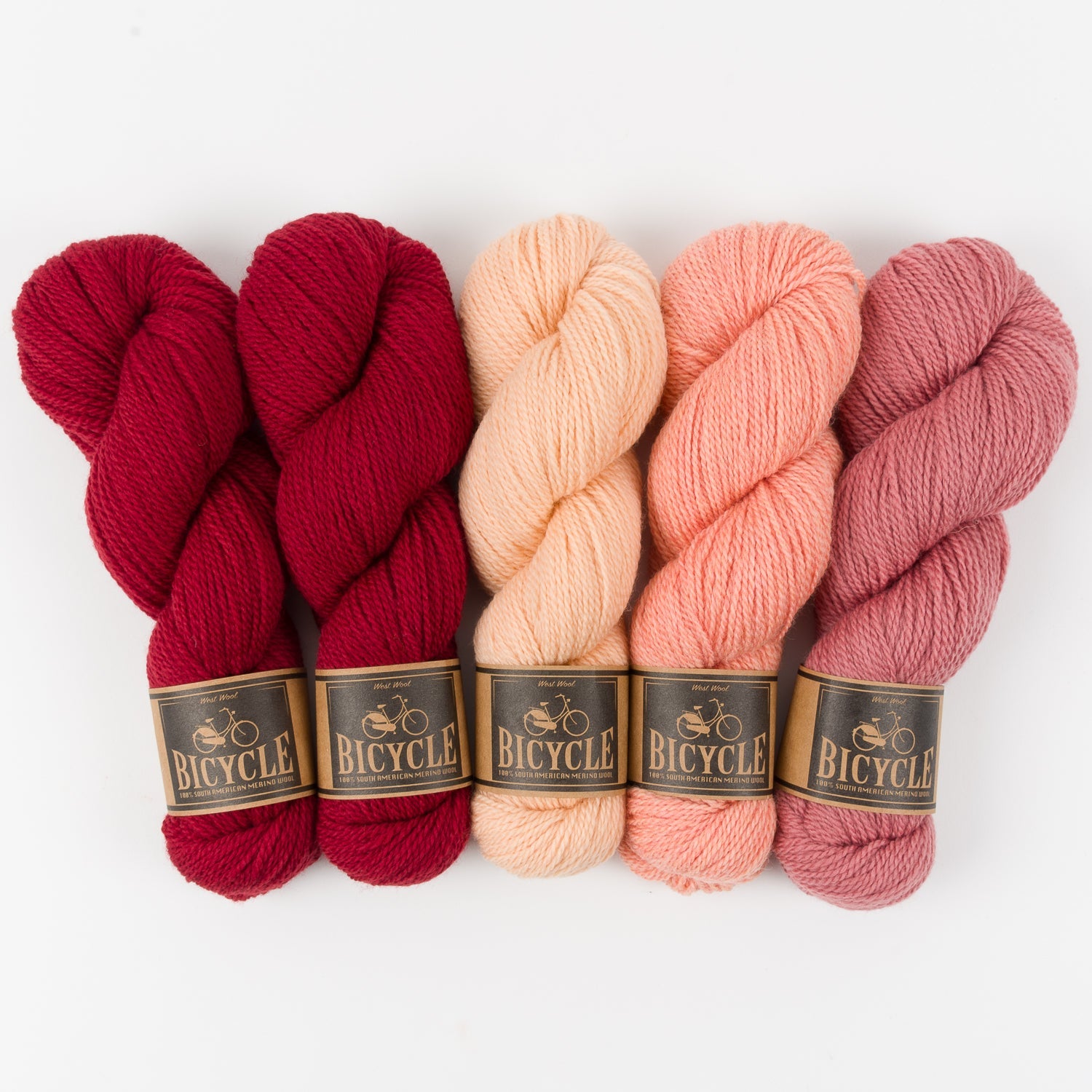 West Wool STARFISH AND CORAL Merino wool Fingering Quick Kits