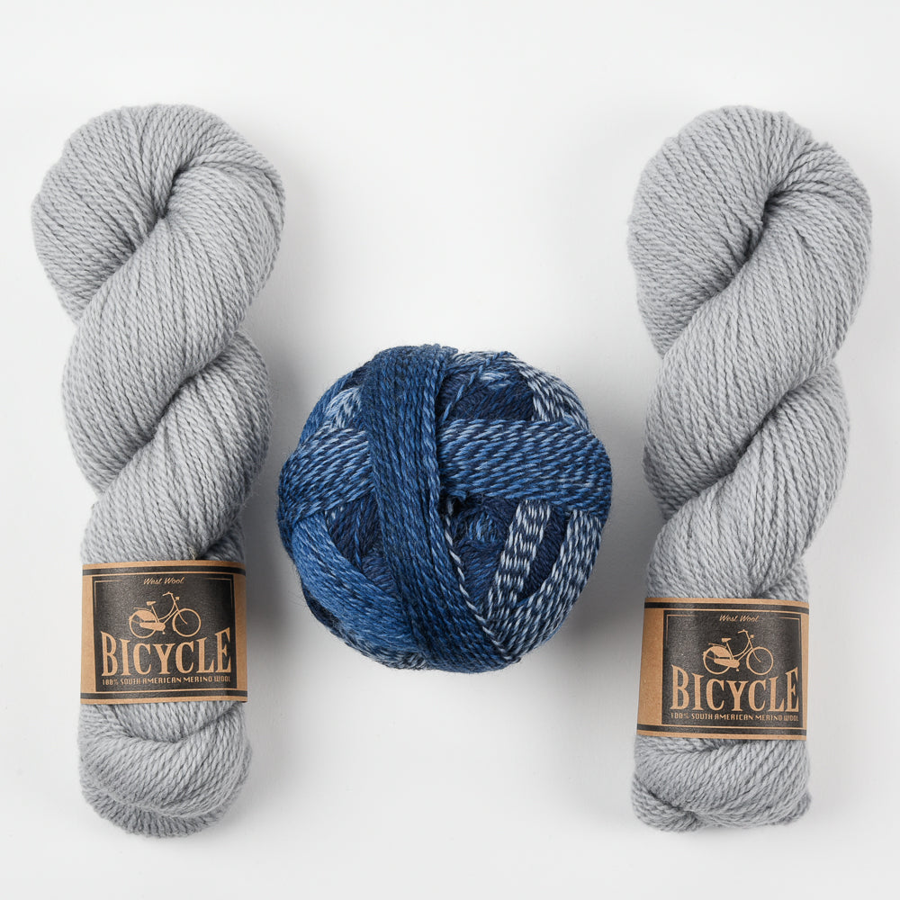 Schoppel-Wolle STONEWASHED SKY Wool Nylon Merino wool Mixed Weight Quick Kits