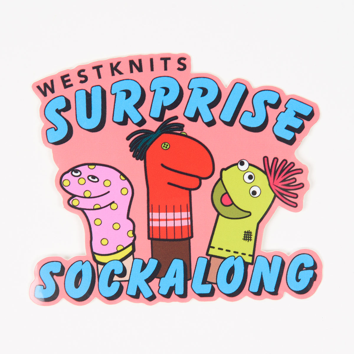 SURPRISE SOCKALONG STICKER
