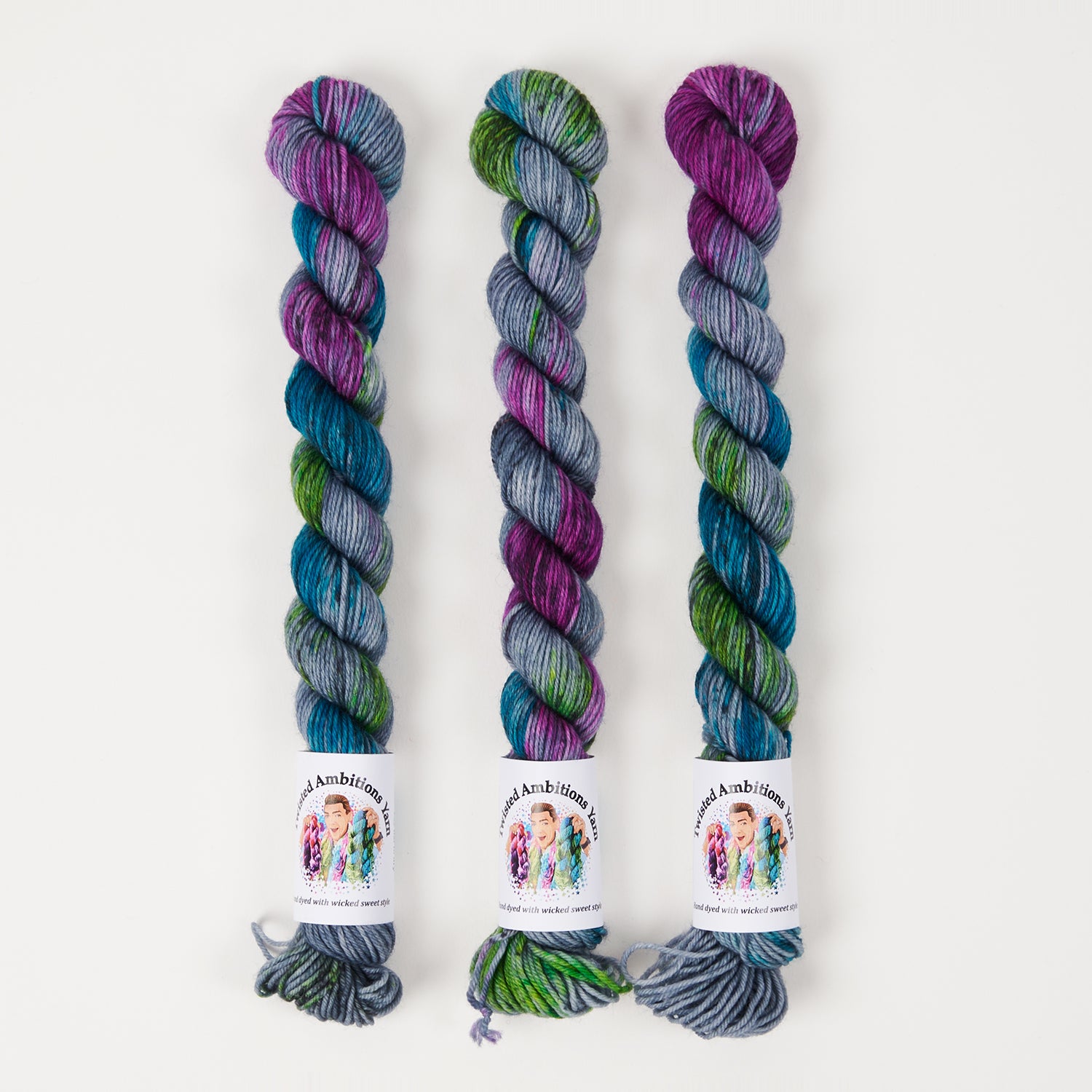 Twisted Ambitions SWEET SOCK MINI - TODAY FOR YOU Merino wool Nylon Fingering multicolour Yarn