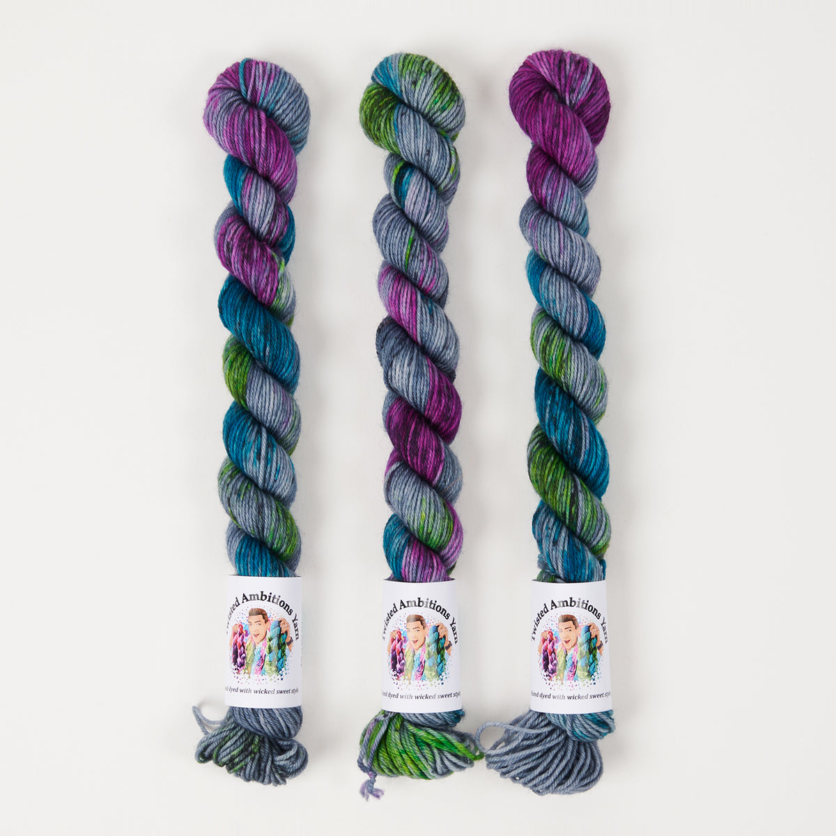 Twisted Ambitions SWEET SOCK MINI - TODAY FOR YOU Merino wool Nylon Fingering multicolour Yarn