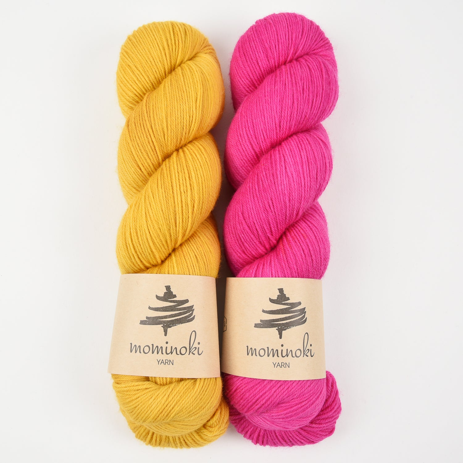 Mominoki Yarn SWEET CONTRAST Merino wool Polyamide Fingering Quick Kits