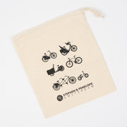 Stephen & Penelope Project Bags STEPHEN & PENELOPE PROJECT BAG - BLACK AMSTERDAM BIKES black cream Project Bags