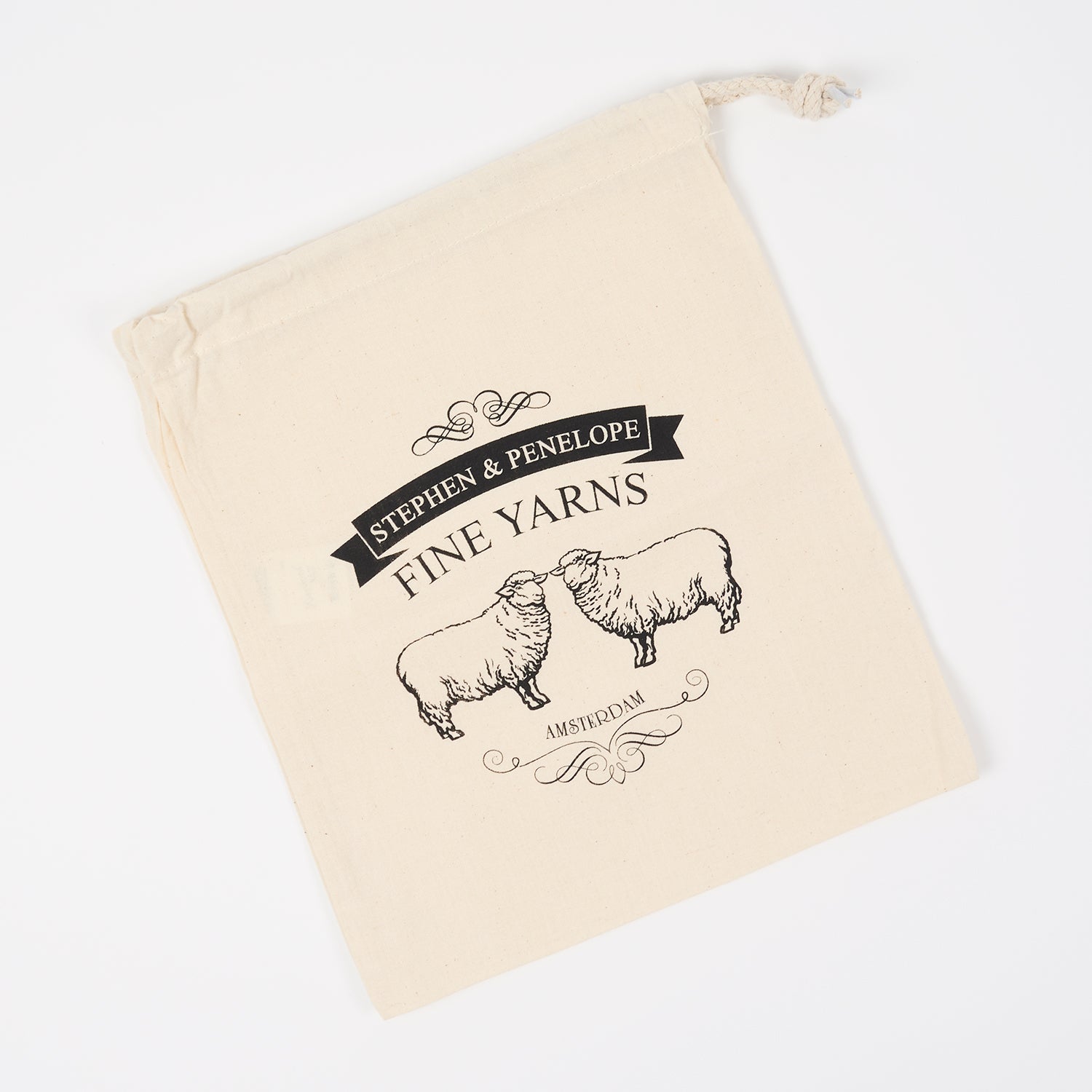 Stephen & Penelope Project Bags STEPHEN & PENELOPE PROJECT BAG - BLACK SHEEP black cream Project Bags