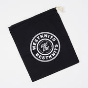 Stephen & Penelope Project Bags PROJECT BAG - WESTKNITS BESTKNITS black cream Project Bags