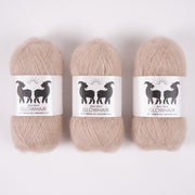 West Wool GLOWHAIR - SAND Mohair Silk Lace beige Yarn