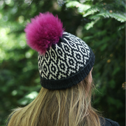Toft ALPACA POM POMS - GEM red purple black fuchsia blue turquoise Sundries
