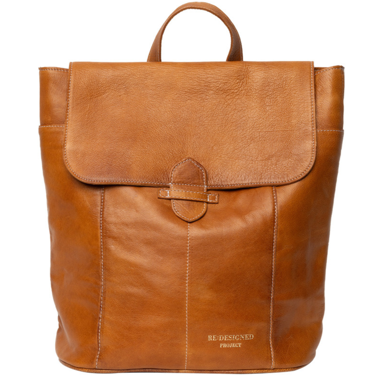 Re:Designed PROJECT 57 - BURNED TAN - LEATHER PROJECT BACKPACK brown Project Bags