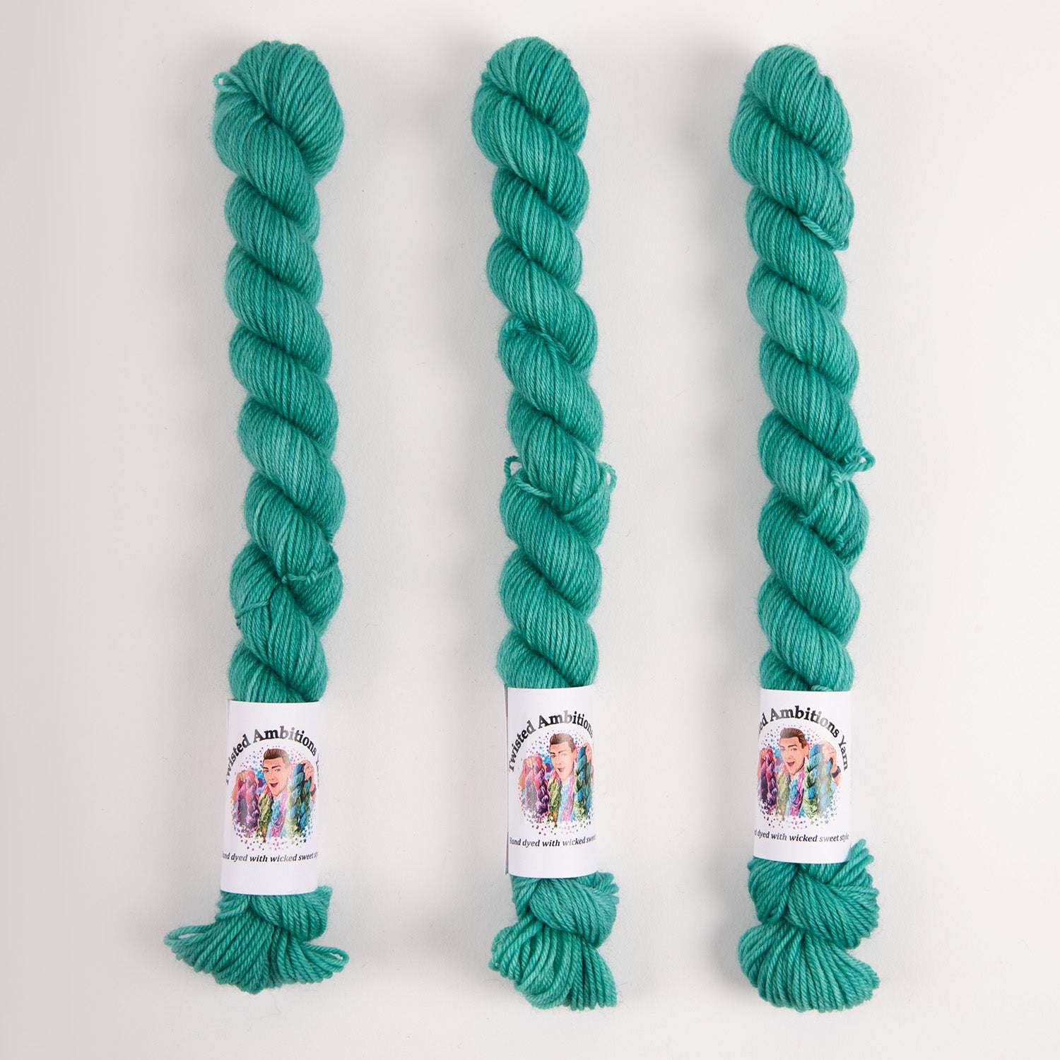 Twisted Ambitions SWEET SOCK MINI - SEA GLASS turquoise Yarn