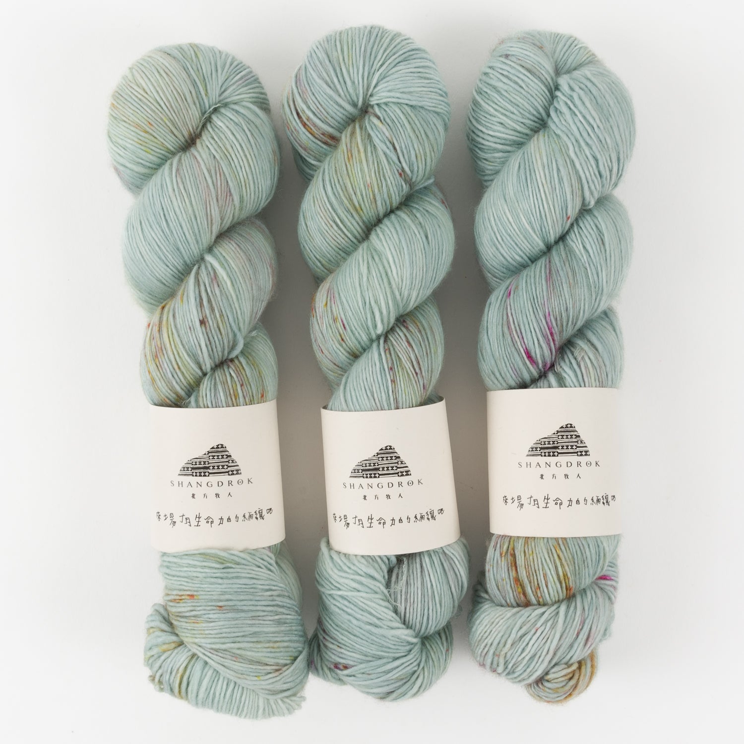 Shangdrok SINGLE MERINO - THE TURQUOISE BIRD Merino wool Fingering turquoise blue Yarn