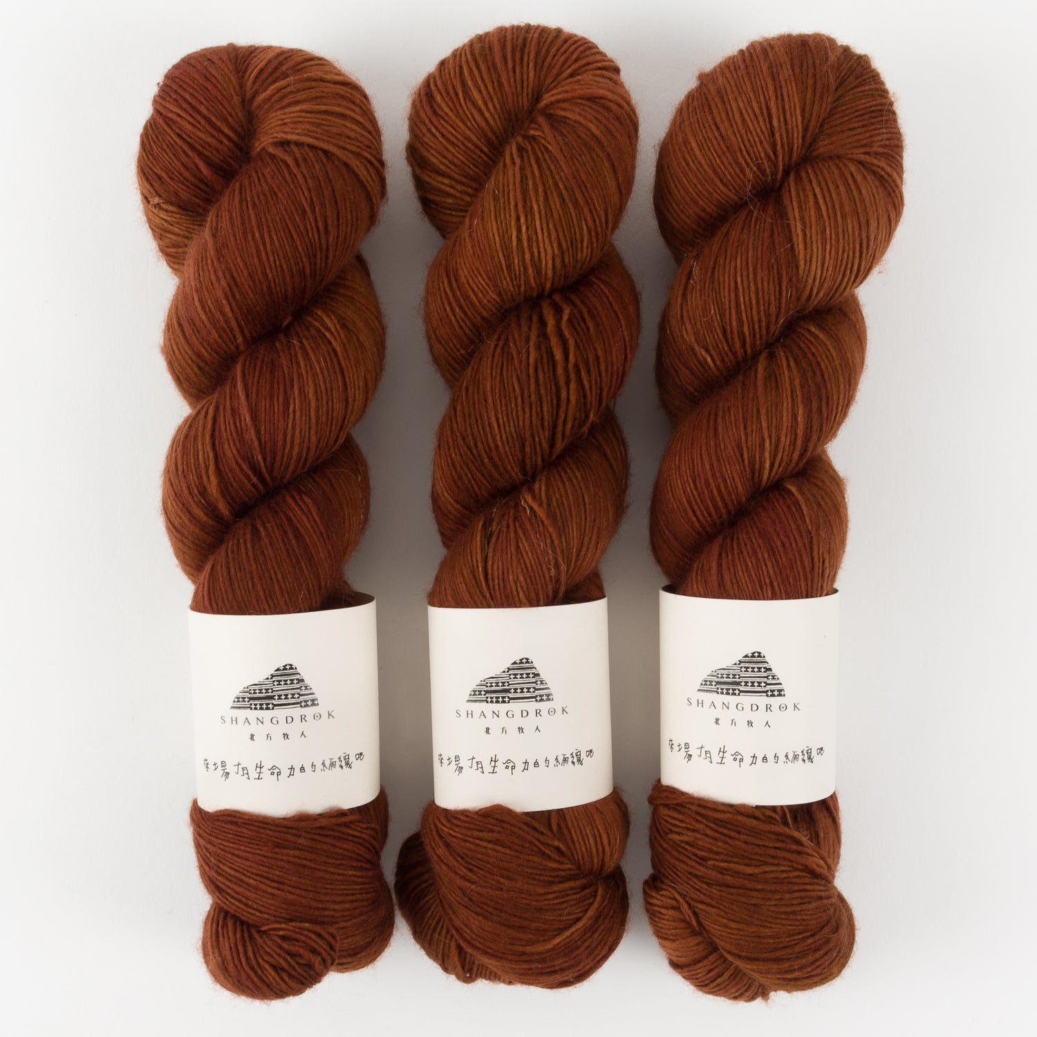 Shangdrok SINGLE MERINO - WHEAT FIELD Merino wool Fingering brown Yarn