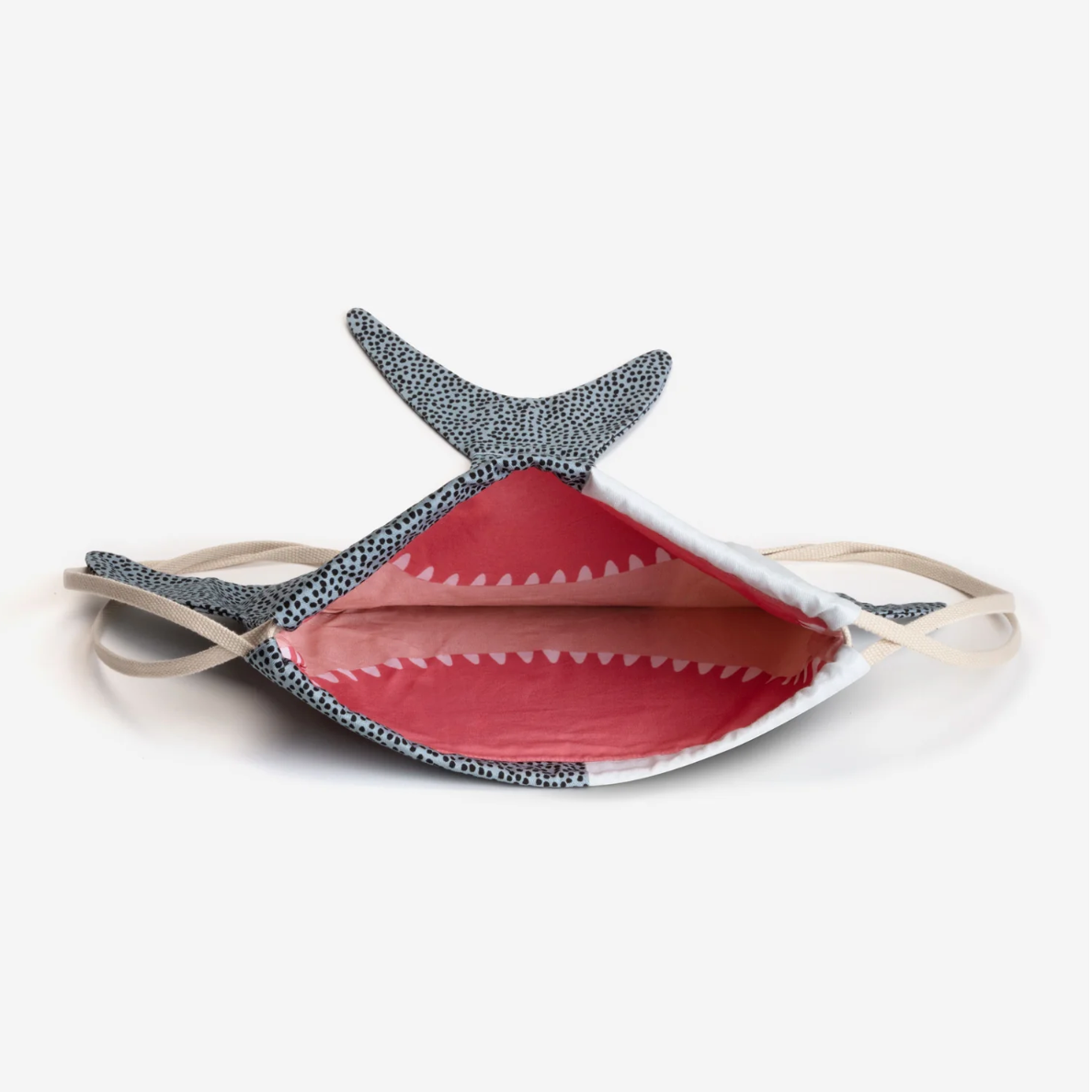 SHARK-KID DRAWSTRING POUCH