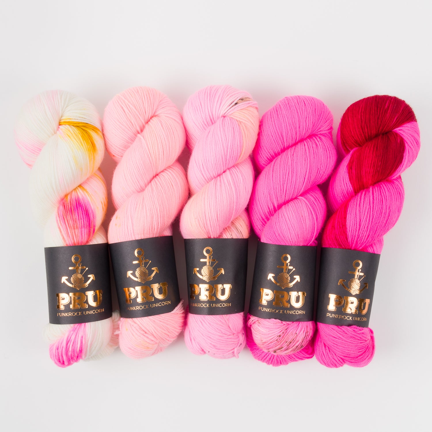 Punk Rock Unicorn SHINY BLUSH Fingering Quick Kits