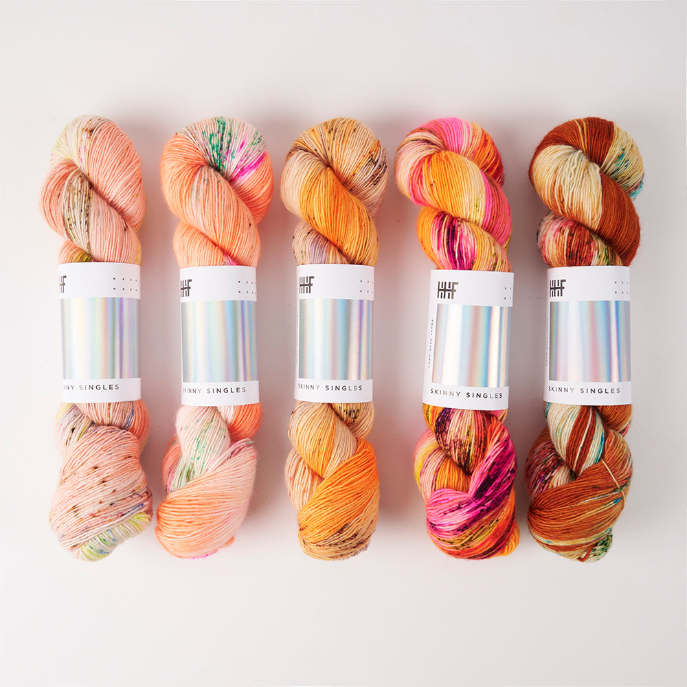 Hedgehog Fibres HHF SIDE QUEST - BLOOMING ANEMONE Merino wool Fingering Quick Kits