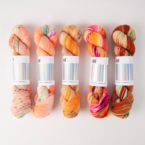 Hedgehog Fibres HHF SIDE QUEST - BLOOMING ANEMONE Merino wool Fingering Quick Kits