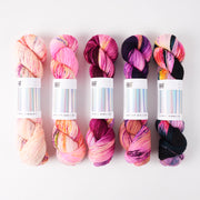Hedgehog Fibres HHF SIDE QUEST - FUNFETTI BERRIES Merino wool Fingering Quick Kits