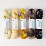 Hedgehog Fibres HHF SIDE QUEST - GRASS BUG Merino wool Fingering Quick Kits