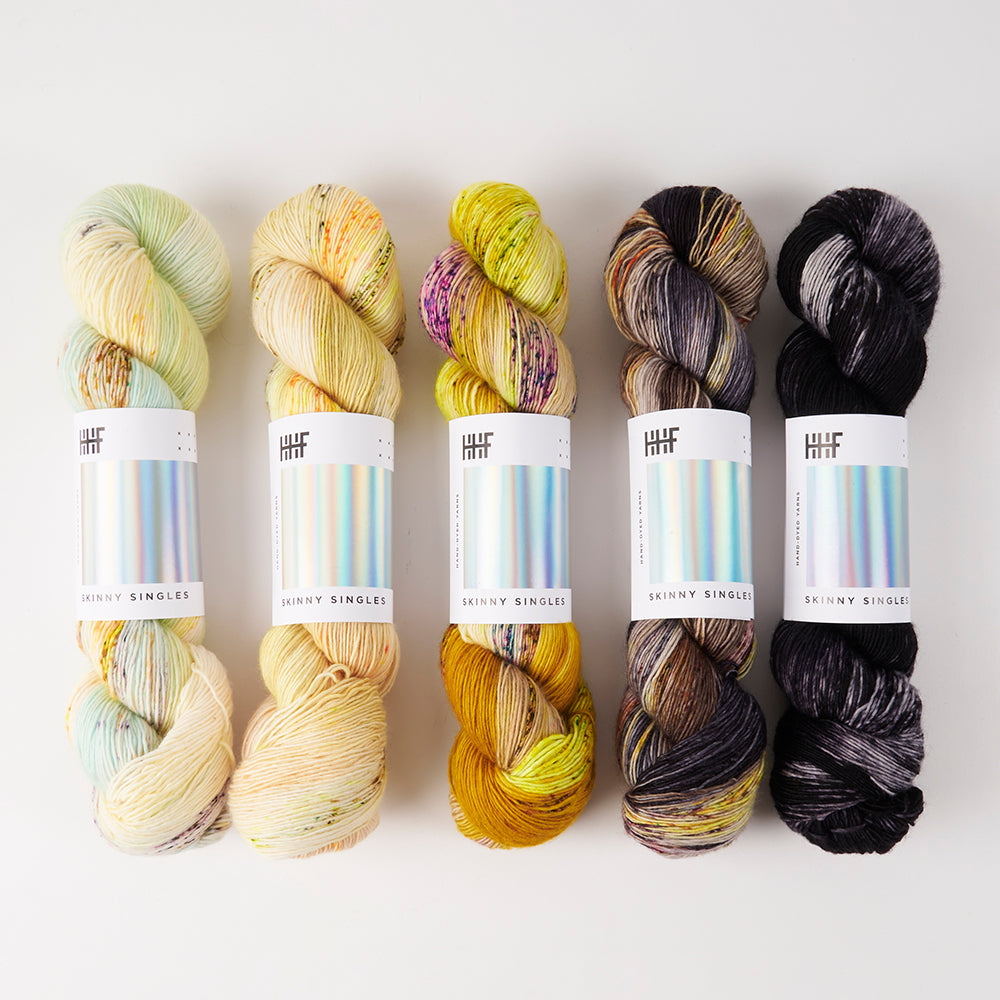 Hedgehog Fibres HHF SIDE QUEST - GRASS BUG Merino wool Fingering Quick Kits