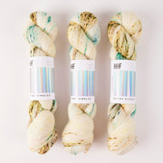 Hedgehog Fibres SKINNY SINGLES - TADPOLE Merino wool Fingering cream Yarn