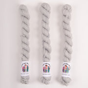 Twisted Ambitions SWEET SOCK MINI - SMOKE Merino wool Nylon Fingering grey Yarn