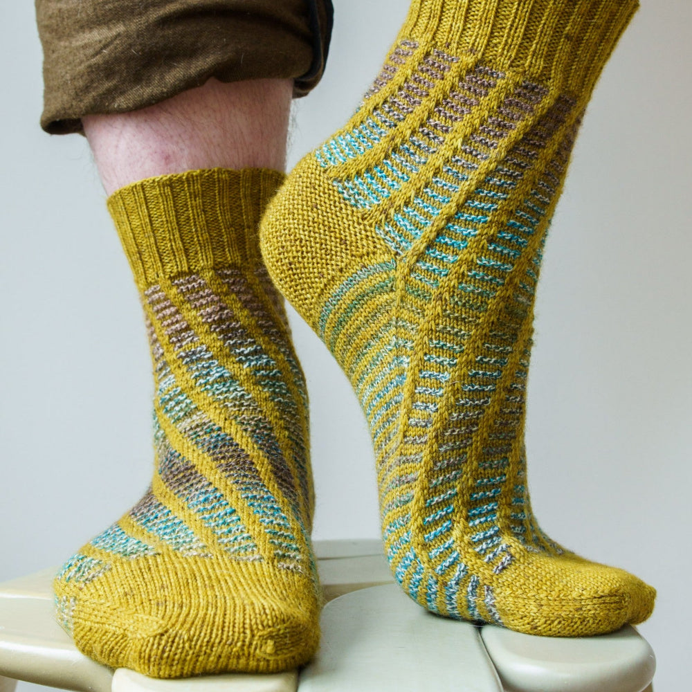 WESTKNITS NO. 12 SELF-STRIPING SOCKS
