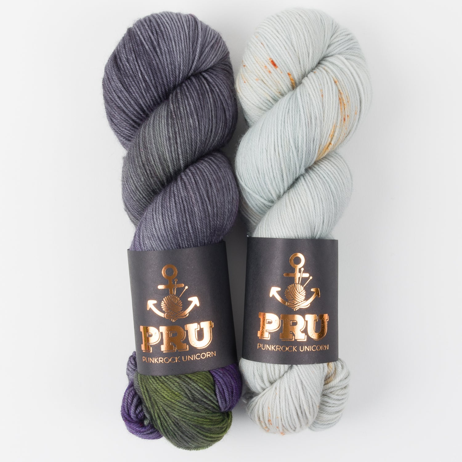 Punk Rock Unicorn WESTKNITS KIT - SPOOKY SAGE Merino wool Fingering multicolor Westknits Kits