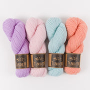 West Wool POWDERED GLASS Merino wool DK Quick Kits