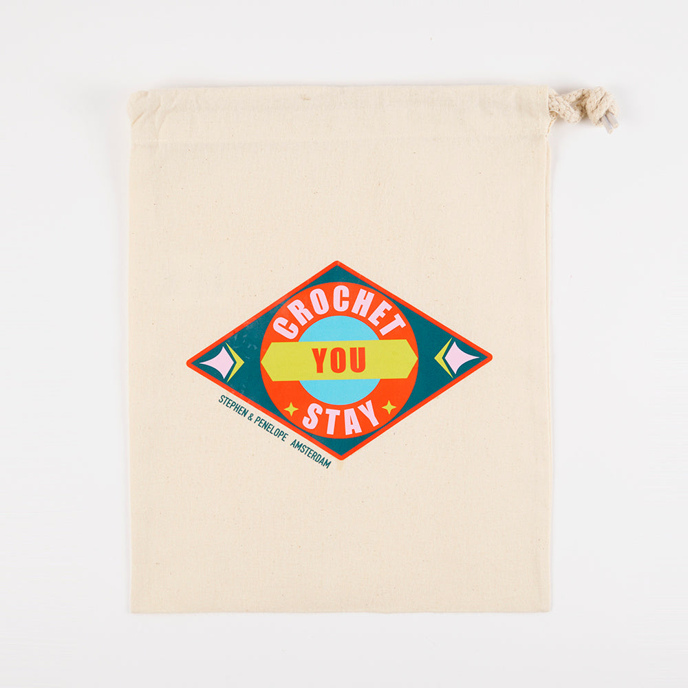 Stephen & Penelope Project Bag - Crochet You Stay