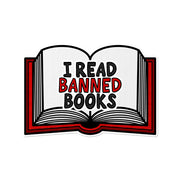 That Queer Card Co I READ BANNED BOOKS STICKER Sundries