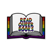 That Queer Card Co READ QUEER BOOKS STICKER Sundries