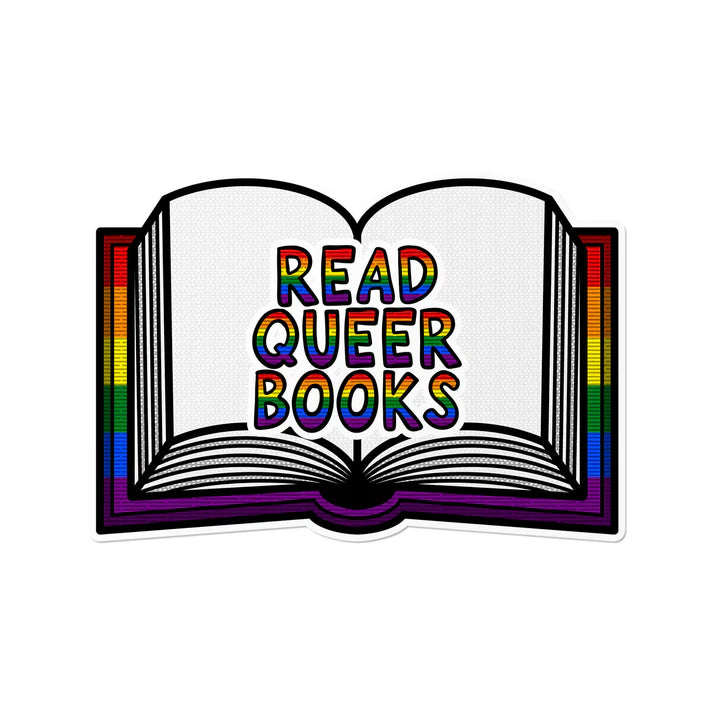 That Queer Card Co READ QUEER BOOKS STICKER Sundries