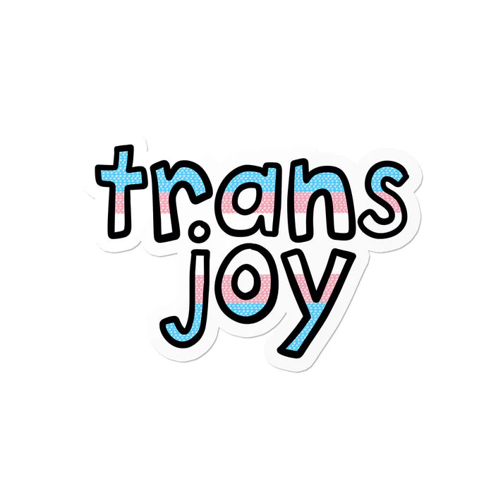 That Queer Card Co TRANS JOY STICKER Sundries