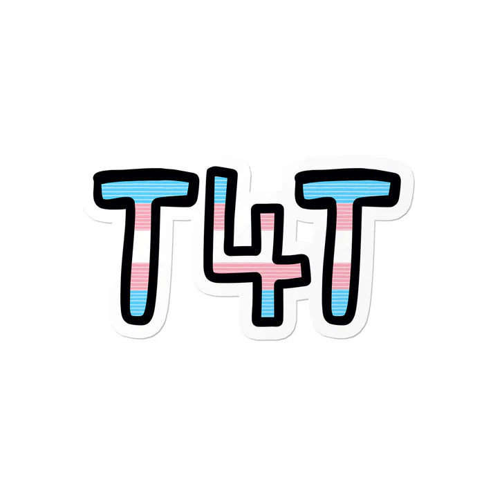 That Queer Card Co TRANS T4T STICKER Sundries
