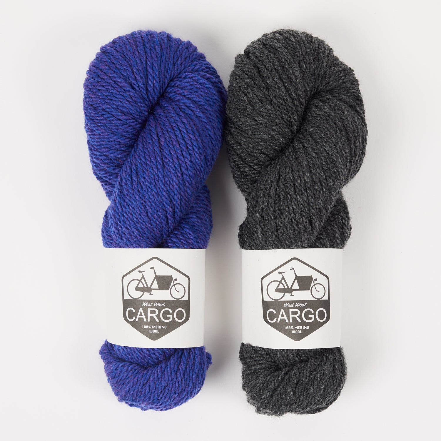 West Wool COBALT MOUSE Merino wool Chunky Quick Kits