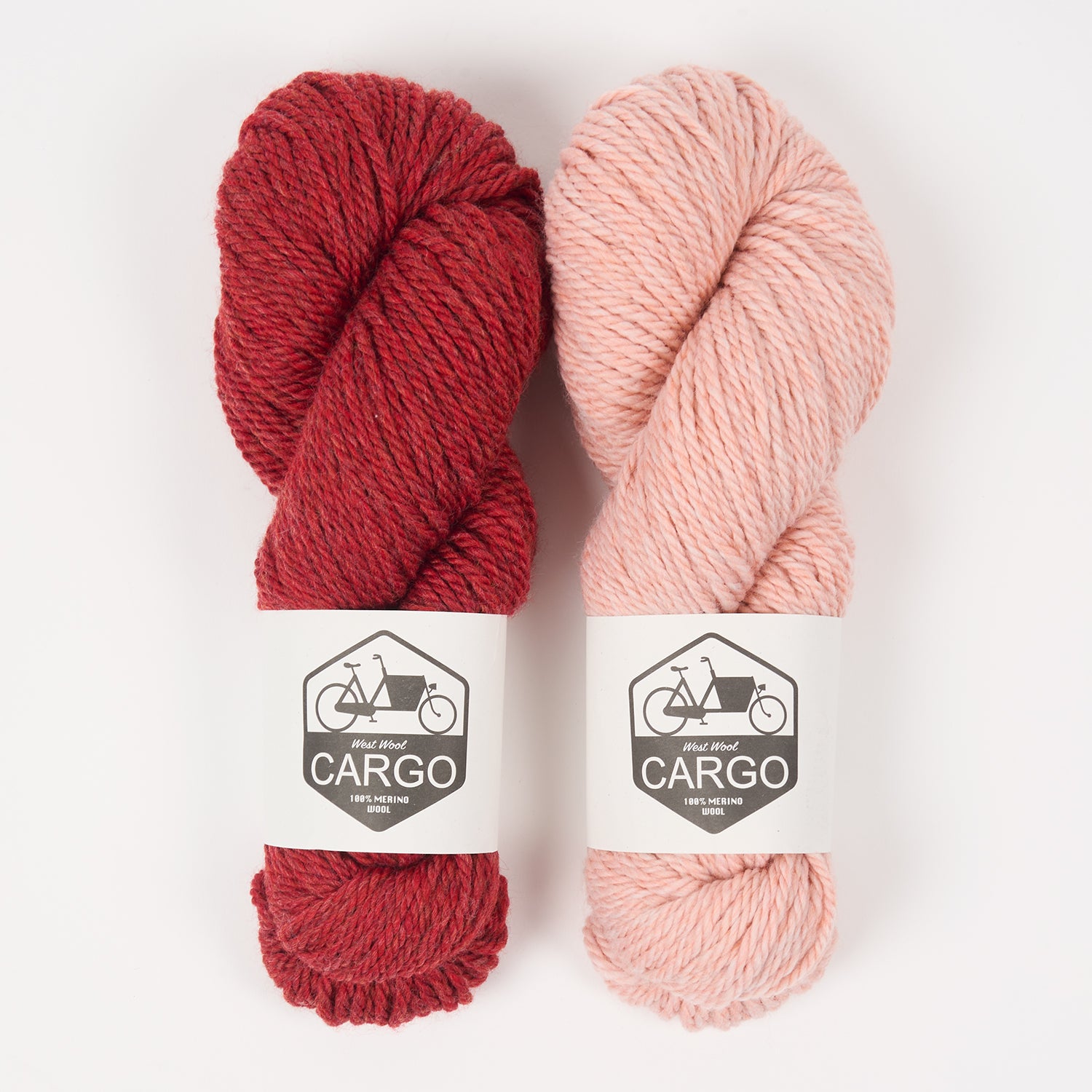 West Wool CRIMSON MACAROON Merino wool Chunky Quick Kits