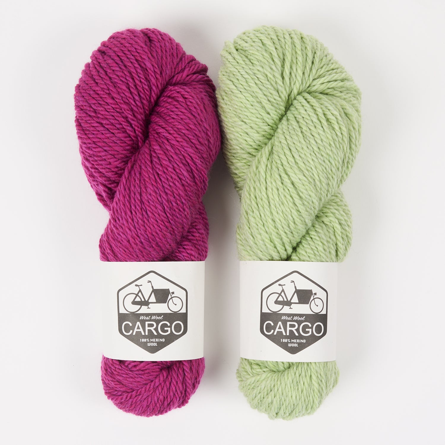 West Wool MAGENTA CUCUMBER Merino wool Chunky Quick Kits