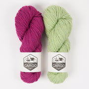 West Wool MAGENTA CUCUMBER Merino wool Chunky Quick Kits