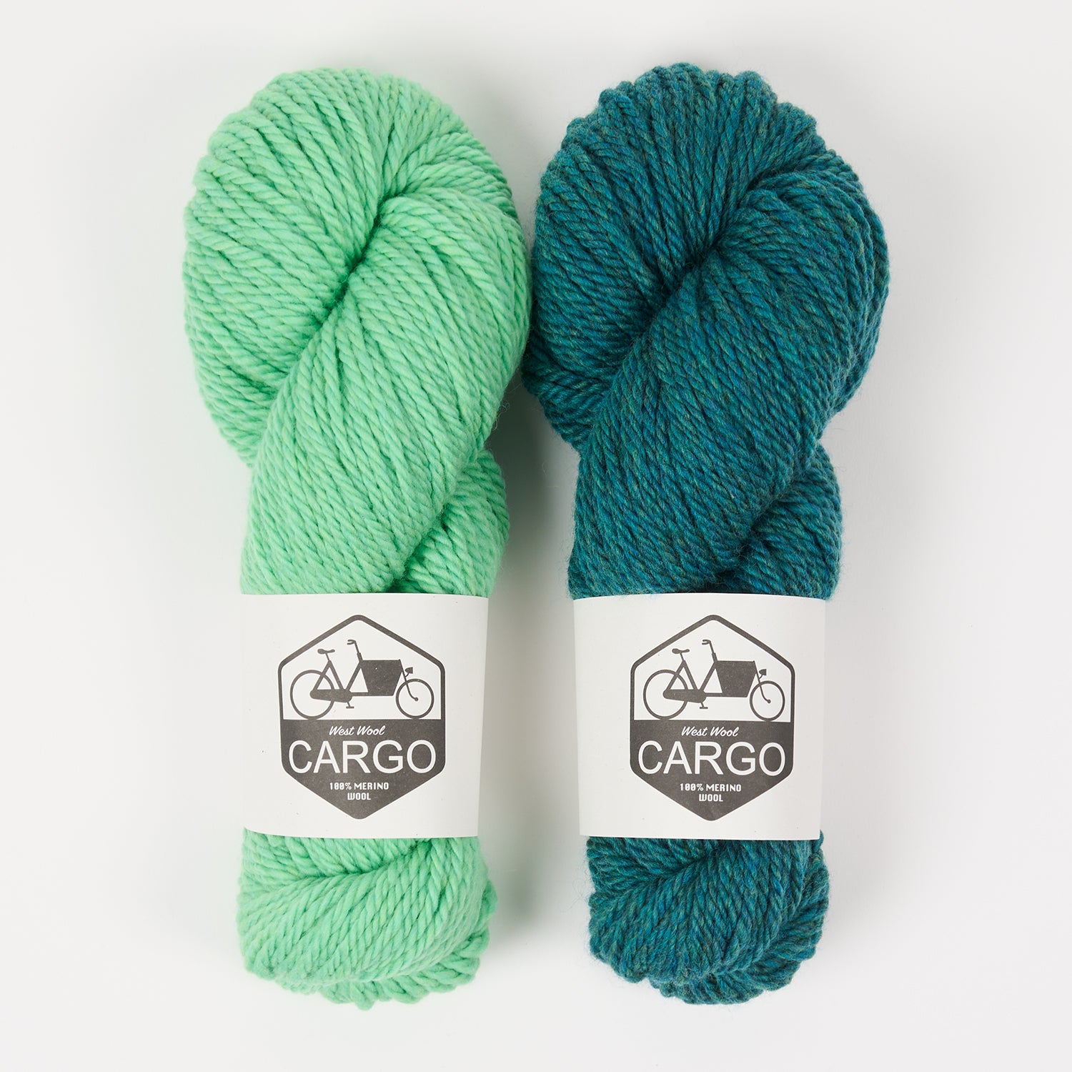 West Wool MINTY DUCK Merino wool Chunky Quick Kits