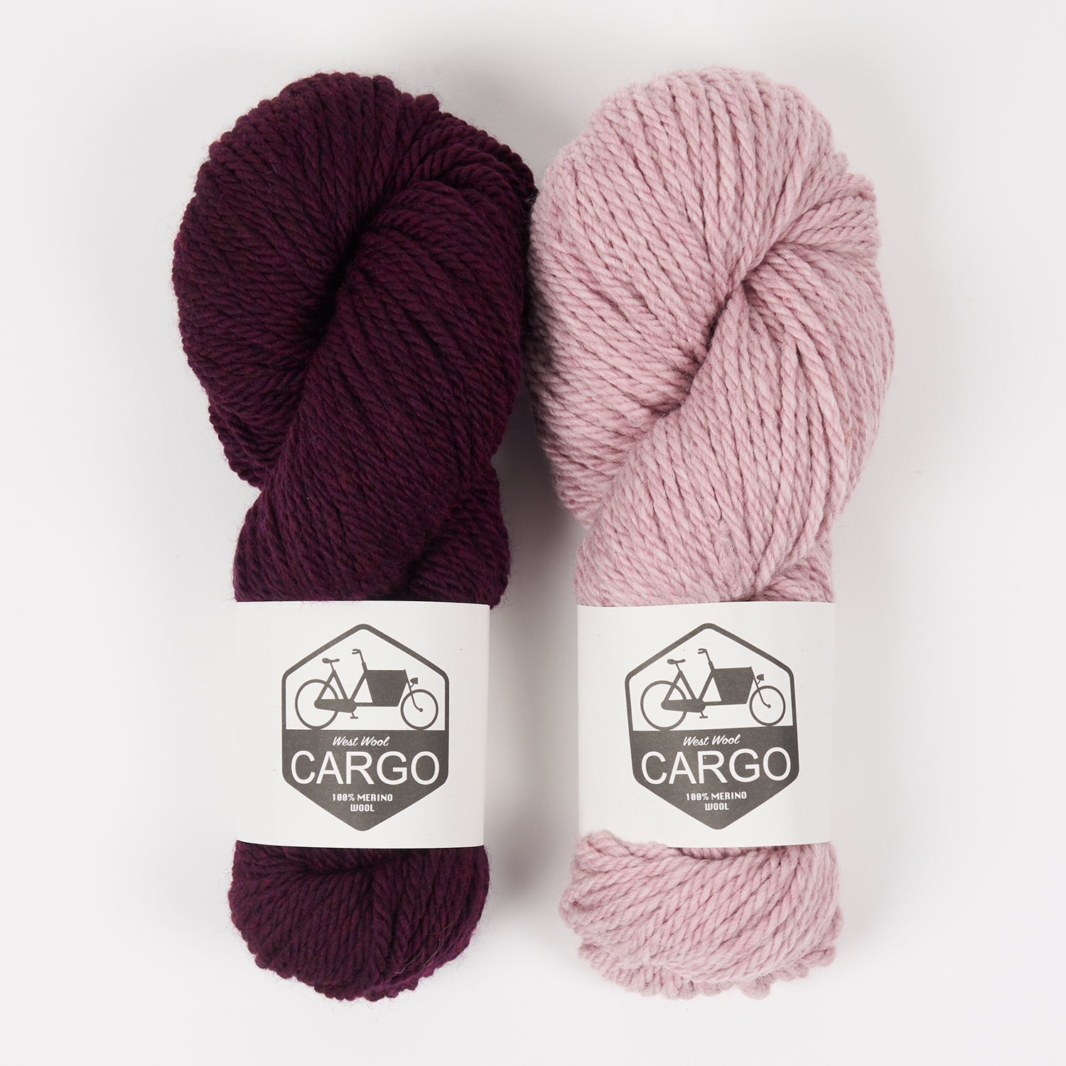 West Wool WESTKNITS KIT - MULBERRY FLOWER Merino wool Chunky Westknits Kits