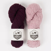 West Wool WESTKNITS KIT - MULBERRY FLOWER Merino wool Chunky Westknits Kits