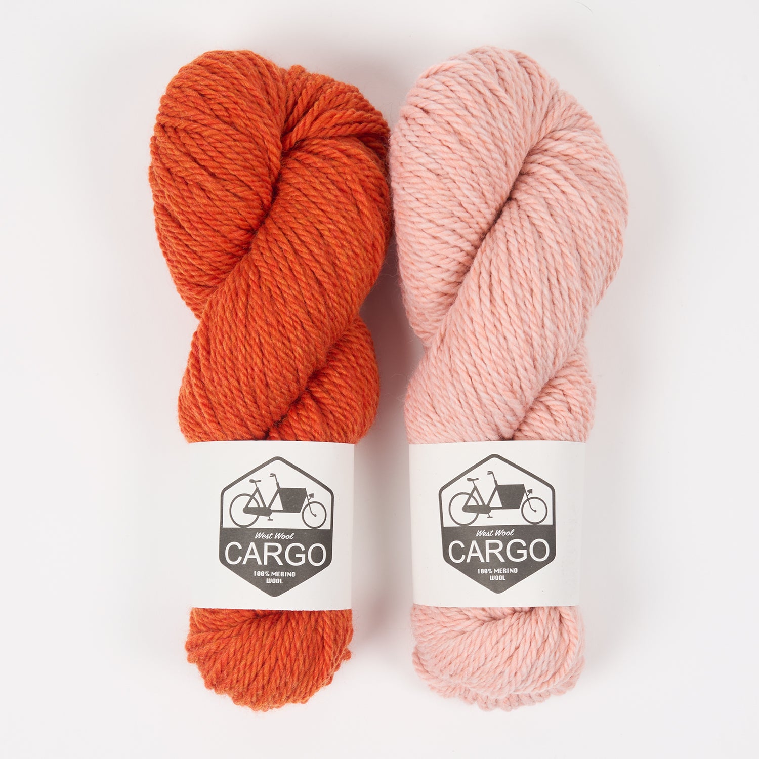 West Wool SWEET ORANGE Merino wool Chunky Quick Kits